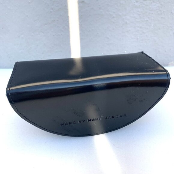 Marc By Marc Jacobs Oversized Sunglasses Case Hard Sided Magnetic Closure Black - Picture 5 of 6